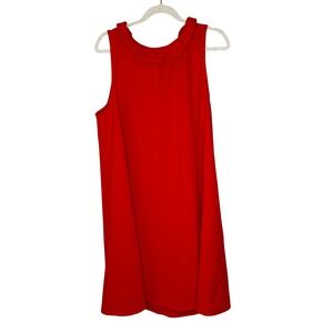 Pomander Place Red Blyth Sleeveless Bow Back Neck‎ Dress XXL Preppy Christmas